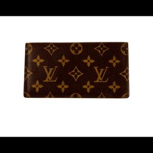 Louis Vuitton Monogram Simple Checkbook Cover
